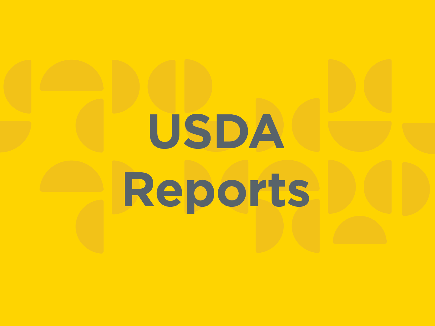 USDA report